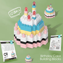 Load image into Gallery viewer, Unique and Interesting Birthday Cake Building Blocks Cake Shaped Small Particle Toy for Friend Birthday Gift