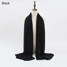 Load image into Gallery viewer, Fashion Silky Satin Turbans For Women Plain Hijabs Head Scarf For Ladies Elegant Shawl Muslim Scarves Head Wraps