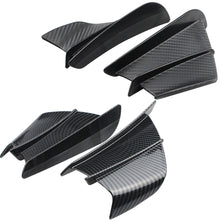 Load image into Gallery viewer, 2Pcs Motorcycle Winglet Aerodynamic Wing Kit Spoiler Protection Guard Wind For Yamaha Suzuki Kawasaki Honda H2/H2R Scooter