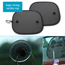 Load image into Gallery viewer, Car Sun Shade Side Window Mesh Cover Car Curtain Car Window Sunshade With Suction Cups Sun Visor For Car Trunk RV Travel Supply