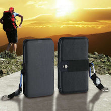 Load image into Gallery viewer, Portable Folding Outdoor Solar Panel Charger 5V 2.1A USB Output Devices Camp Hiking Backpack Travel Power Supply For Smartphones