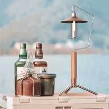Load image into Gallery viewer, Portable Outdoor Camping Hanging Rack Camping Light Table Stand Lantern Hanging Stand Foldable Lamp Support Stand Camping Parts