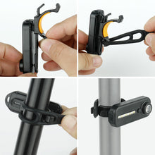 Load image into Gallery viewer, USB Rechargeable LED Shoulder Tactical Police Flashlight with Clip Torch Bike Taillight Helmet Warning Light Outdoor Lamp