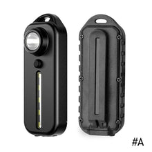 Load image into Gallery viewer, USB Rechargeable LED Shoulder Tactical Police Flashlight with Clip Torch Bike Taillight Helmet Warning Light Outdoor Lamp