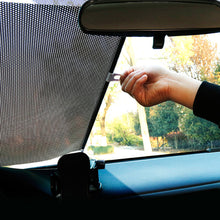 Load image into Gallery viewer, Car Sunshade Front Window Sun Shade Protector Parasol Cover Curtains Car Interior Windshield Retractable Protection Accessories