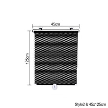 Load image into Gallery viewer, Car Sunshade Front Window Sun Shade Protector Parasol Cover Curtains Car Interior Windshield Retractable Protection Accessories