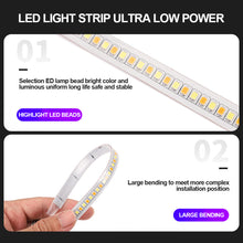 Load image into Gallery viewer, 15cm/19cm 1PC Car Rearview Mirror Indicator LED Lamp DRL Streamer Auto Headlight Strip Turn Signal Flowing Light Source Daylight