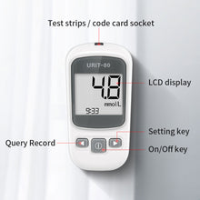 Load image into Gallery viewer, Full-automatic Blood Glucose Meter High Precision Measurement Blood Glucose Analyzer Household Health Monitoring