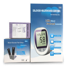 Load image into Gallery viewer, Blood Glucose Meter Household Blood Glucose Detector Measuring Hyperglycemia Medical Blood Glucose Meter Blood Sampling Needle