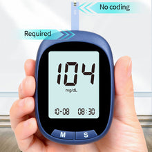 Load image into Gallery viewer, Blood Glucose Meter Household Medical Precise Blood Glucose Meter Blood Glucose Test Paper Blood Sampling Needle Health Monitoring