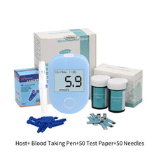 Load image into Gallery viewer, Household Portable Blood Glucose Meter HD Large Screen Display Painless Blood Glucose Meter Blood Glucose Test Paper