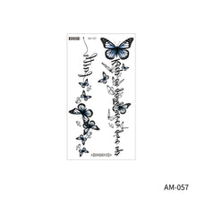 Load image into Gallery viewer, Flower Arm Tattoo Sticker Waterproof Plain Color Disposable Artistic Flower Summer Women Men Fashion Tattoo Sticker
