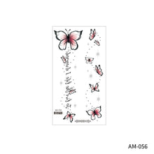 Load image into Gallery viewer, Flower Arm Tattoo Sticker Waterproof Plain Color Disposable Artistic Flower Summer Women Men Fashion Tattoo Sticker