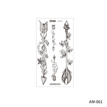 Load image into Gallery viewer, Flower Arm Tattoo Sticker Waterproof Plain Color Disposable Artistic Flower Summer Women Men Fashion Tattoo Sticker