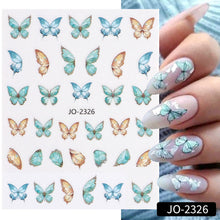 Load image into Gallery viewer, Fashion Nail Enhancement Sticker Strawberry Cute Rabbit Flower Back Glue Nail Sticker Pink Ink Nail Enhancement Sticker