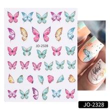 Load image into Gallery viewer, Fashion Nail Enhancement Sticker Strawberry Cute Rabbit Flower Back Glue Nail Sticker Pink Ink Nail Enhancement Sticker