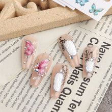 Load image into Gallery viewer, Fashion Nail Enhancement Sticker Strawberry Cute Rabbit Flower Back Glue Nail Sticker Pink Ink Nail Enhancement Sticker