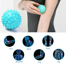 Load image into Gallery viewer, 3pcs Foot Massage Stick Fascia Ball Set Muscle Relaxation Fitness Fascia Ball Prick Ball Hand Grip Ball Foot Massager Massage Roller