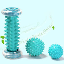 Load image into Gallery viewer, 3pcs Foot Massage Stick Fascia Ball Set Muscle Relaxation Fitness Fascia Ball Prick Ball Hand Grip Ball Foot Massager Massage Roller
