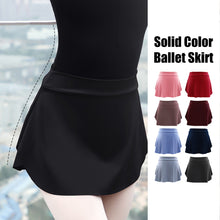 Load image into Gallery viewer, Dance Ballet Skirt Elastic Short Underdress Summer Performance Half Skirt Dance Practice Suit Gymnastics A-Line Skirt