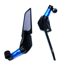 Load image into Gallery viewer, Pair Motorcycle Adjustable Rotating Side Wing Rearview Mirrors Mirror Winglet Motor Accessories For Kawasaki Z900 Z1000 Z800 Z750 Z650 Z300 Z250 Z125