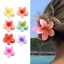 Load image into Gallery viewer, Colorful Flower Hairpin Creative Plastic Hair Clip Simple Fashion Headwear Hair Accessories for Women