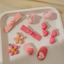 Load image into Gallery viewer, Cute Pink Small Hairpin Side Clip Bangs Hairpin Acrylic Hair Clip Fashion Delicate Headwear Hair Accessories