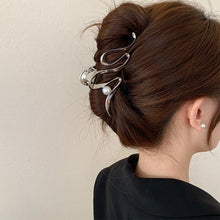 Load image into Gallery viewer, Exquisite Pearl Wave Hairpin Fashion Temperamental Alloy Hair Clip Headwear Hair Accessories for Women
