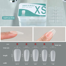 Load image into Gallery viewer, 100pcs/box Fake Nails Scratch-free Ultra-thin Fake Nail Patches Detachable Fake Nail Stickers Manicure Art Accessories
