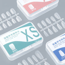 Load image into Gallery viewer, 100pcs/box Fake Nails Scratch-free Ultra-thin Fake Nail Patches Detachable Fake Nail Stickers Manicure Art Accessories