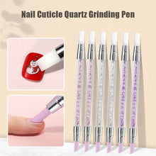 Load image into Gallery viewer, Manicure Silicone Polishing Pen Dual Purpose Double Headed Nail Pen Embossing Polishing Pen Nail Tools Nail Art Accessories