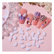 Load image into Gallery viewer, White Angel Wing Nail Ornament Cartoon Stereoscopic Resin Nail Art Decoration Manicure Accessories