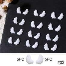 Load image into Gallery viewer, White Angel Wing Nail Ornament Cartoon Stereoscopic Resin Nail Art Decoration Manicure Accessories
