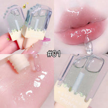 Load image into Gallery viewer, Ice Cream Moulding Moisturizing Lip Oil Repairing Nourishing Lipstick Base Lip Oil Non-sticky Anti Cracking Lip Gloss Lip Care