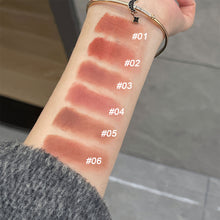 Load image into Gallery viewer, Bear Keychain Pendant Lip Glaze 6 Colors Matte Velvet Lip Gloss Lipstick Non-fading Long-lasting Lip Glaze Women Lip Makeup Cosmetics