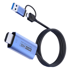 Load image into Gallery viewer, Converter USB3.0 to HDMI conversion cable TYPE-C to HDMI conversion cable USB3.0 to HDMI
