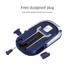 Load image into Gallery viewer, Magnetic Ring Air Outlet Three-in-one Bracket Multifunctional Mobile Phone Holder 360-degree Rotating Air Outlet Navigation Bracket