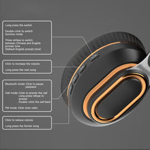 Load image into Gallery viewer, Wireless Bluetooth Headphones With Mic Sports Over Headphones Stereo HIFI Headset