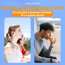 Load image into Gallery viewer, Business Bluetooth Earphone HD Stereo Wireless Headset with Mic HandsFree Headphone Noise Reduction
