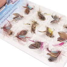 Load image into Gallery viewer, 12PCS/Set Bionic Fly Fishing Hair Needle Fly Hook Moth Butterfly Insect Style Feather Bait Fish Hook Fishing Gear Accessories