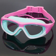 Load image into Gallery viewer, Professional Children's High-Definition Swimming Goggles Large Frame Anti-Fog Anti-Uv Goggles With One-Piece Silicone Earplugs Swimming Goggles