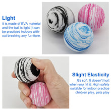 Load image into Gallery viewer, 12Pcs/Set Golf Ball Eva Foam Ball Ink Ball Colorful Indoor Practice Foam Soft Ball Novice Practice Ball