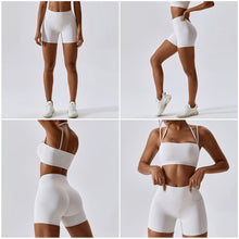 Load image into Gallery viewer, Candy Color Macaron Color Quick Dry Nude Feeling Yoga Pants Running Fitness Yoga Pilates Tight Hip-Lifting High Waist Sports Leggings