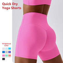 Load image into Gallery viewer, Candy Color Macaron Color Quick Dry Nude Feeling Yoga Pants Running Fitness Yoga Pilates Tight Hip-Lifting High Waist Sports Leggings
