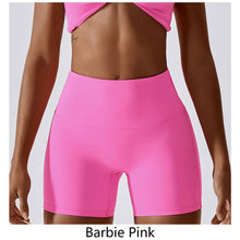 Load image into Gallery viewer, Candy Color Macaron Color Quick Dry Nude Feeling Yoga Pants Running Fitness Yoga Pilates Tight Hip-Lifting High Waist Sports Leggings
