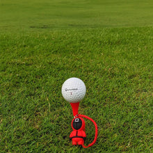 Load image into Gallery viewer, 1Pc 83MM Golf Plastic Silicone Tees Multiple Cartoon Pattern Pendants With Anti-Drop Rope Golf Rack