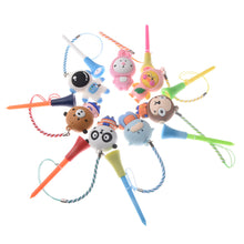 Load image into Gallery viewer, 1Pcs Golf Rubber Tees Plastic Tees With Rope Cartoon Pendant Golf Anti-Loss Rack Style Shipped Randomly
