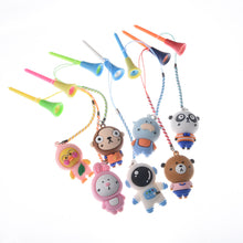 Load image into Gallery viewer, 1Pcs Golf Rubber Tees Plastic Tees With Rope Cartoon Pendant Golf Anti-Loss Rack Style Shipped Randomly