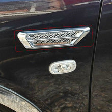 Load image into Gallery viewer, Pair Car Side Wing Cover Gill Shape Fender Vent Air Flow Spoiler Decorative Racing Intake Grille Trim Decoration Sticker