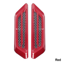 Load image into Gallery viewer, Pair Car Side Wing Cover Gill Shape Fender Vent Air Flow Spoiler Decorative Racing Intake Grille Trim Decoration Sticker